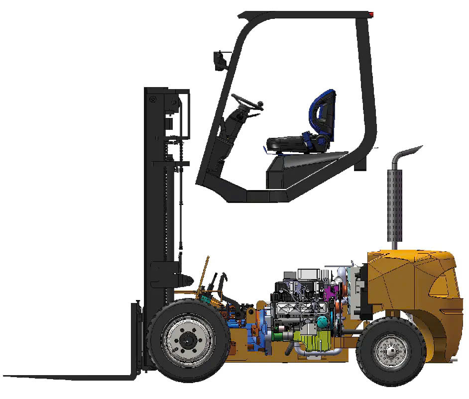 N Series 3.0T-3.5T Diesel Forklift