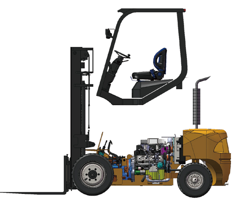 N Series 4.0T-Mini5.0T LPG/Gas Forklift